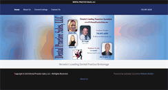 Desktop Screenshot of nvdentalpracticesales.com